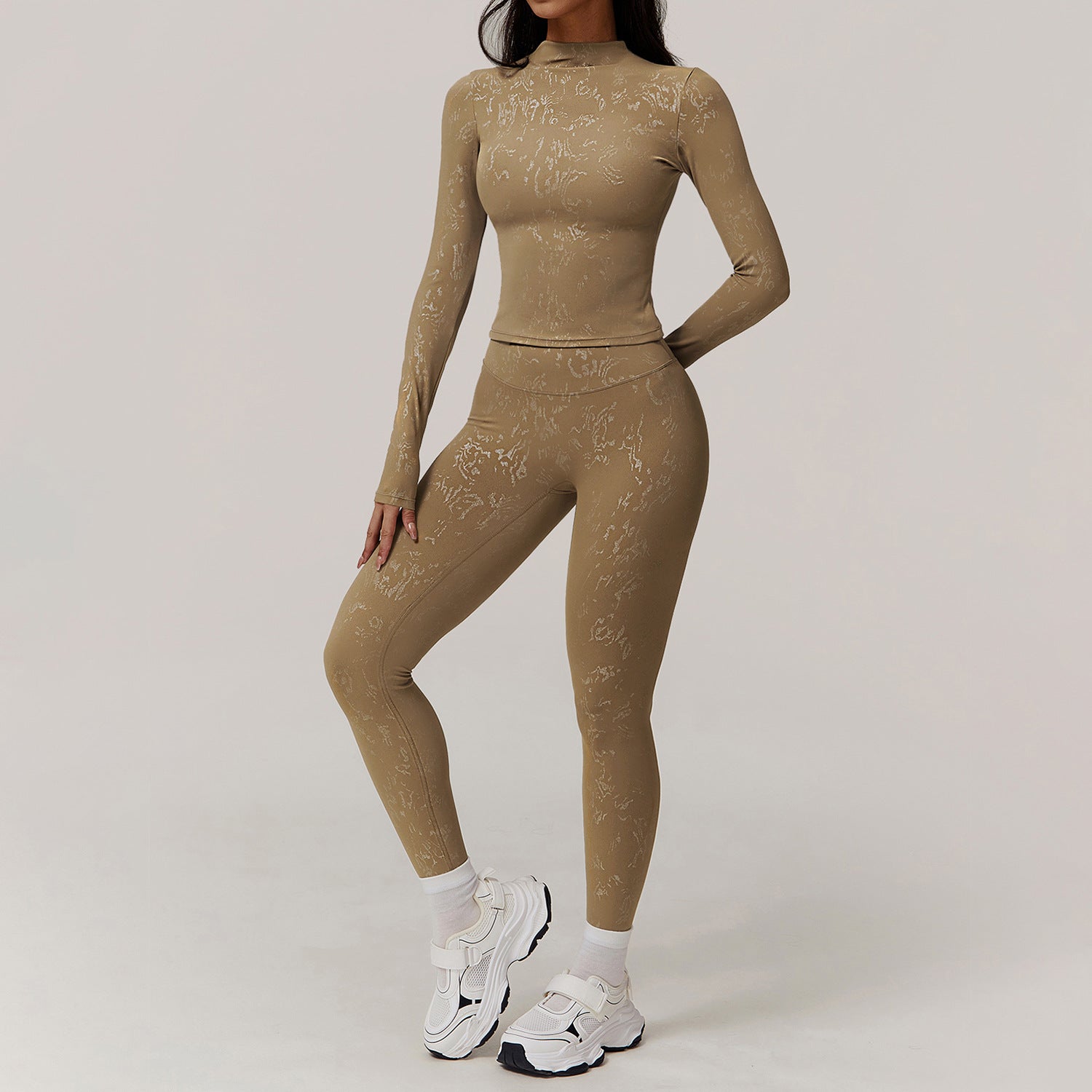 Caramel Mocha Long-Sleeved Trousers