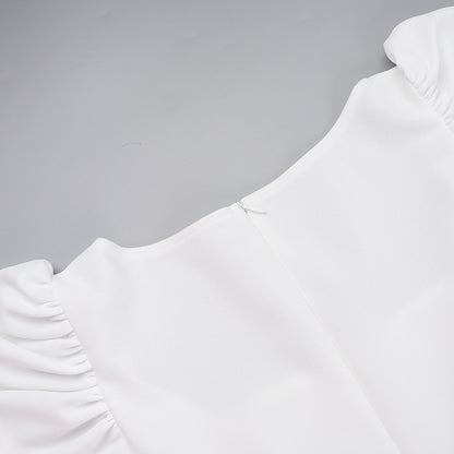 Square Collar Dress