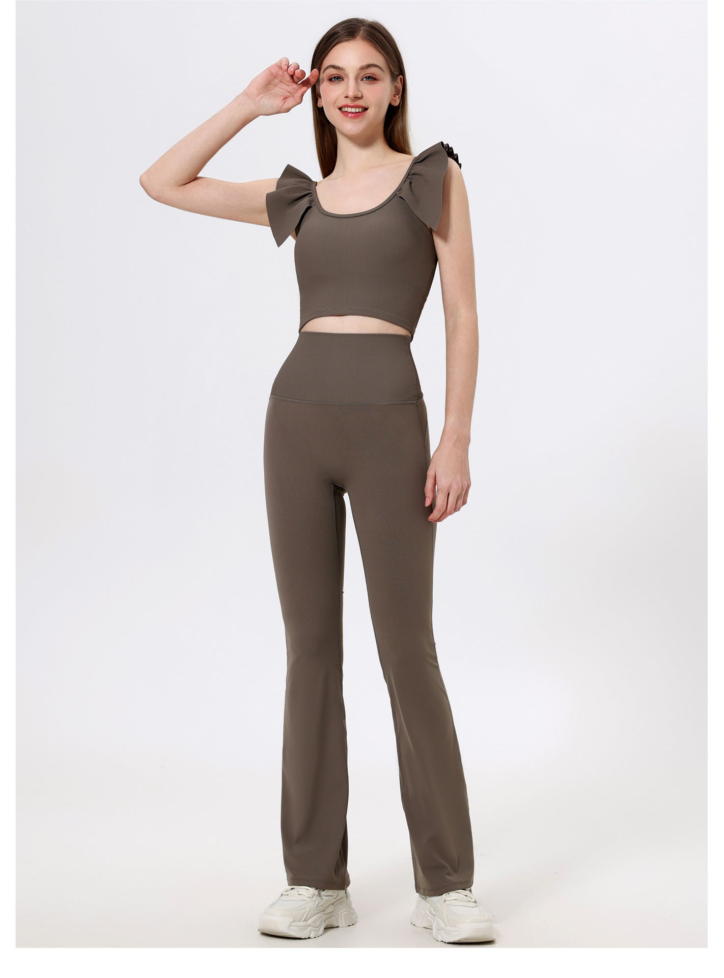 High waist trousers