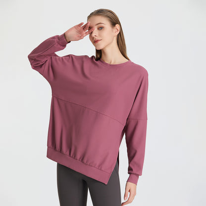 Loose fit waffle top