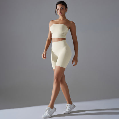 Quick dry two piece fitness set