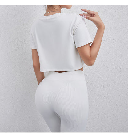 Loose fitting cropped top