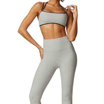 Contrast detail bra and legging separates