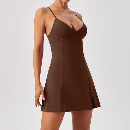 V neck tennis skirt