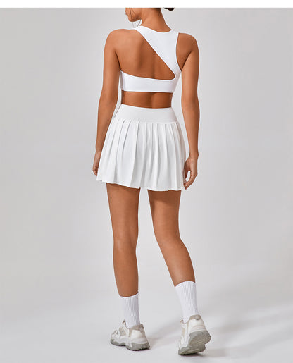 Pleated skort