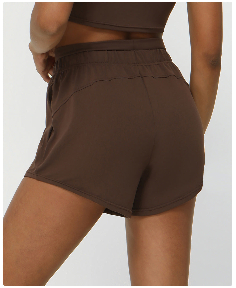 Running shorts with pockets