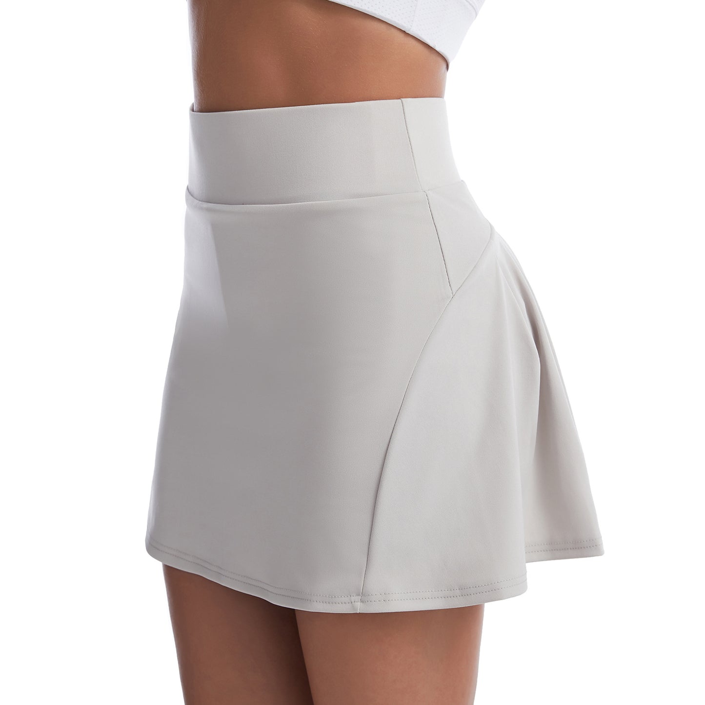 Pleated back tennis skort
