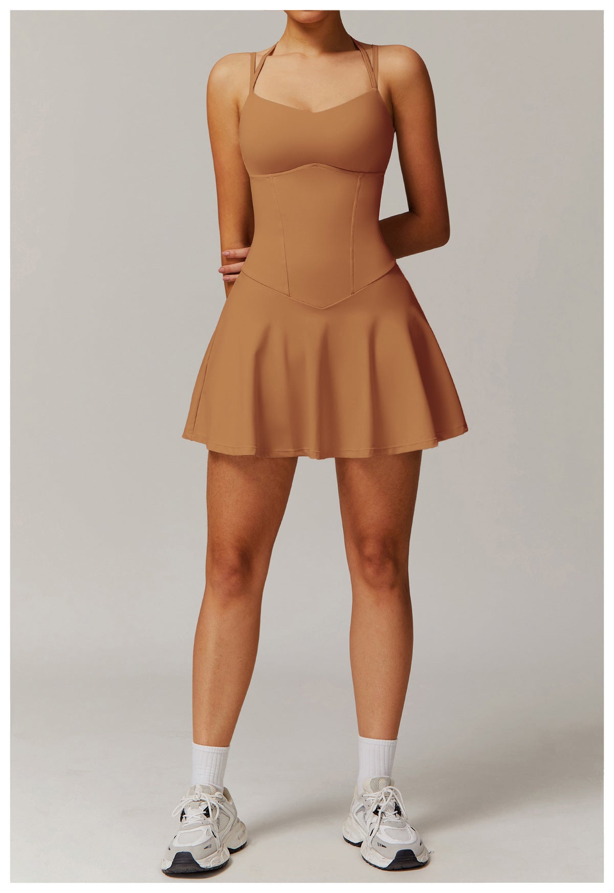 Padded fitness dress