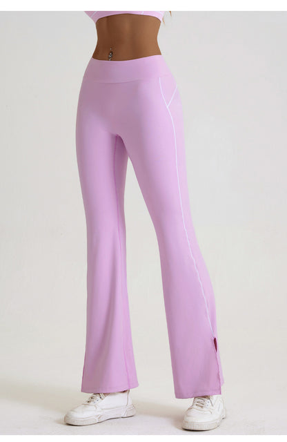 Contrast trim trousers