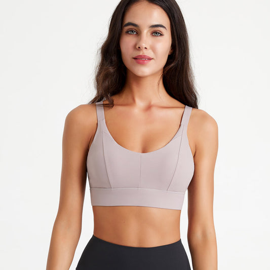 U neck sports bra