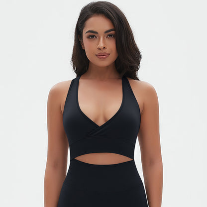 Cross Bra-Black