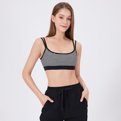 Stipe sports bra