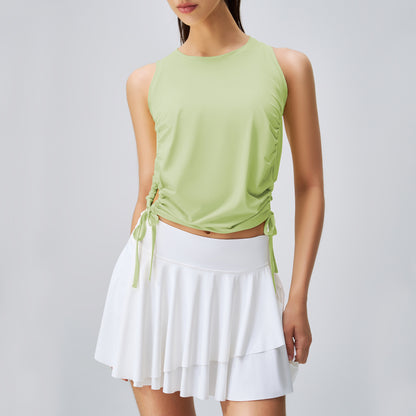 Guava Green Pure White Dress Pomegranate Green Pure White Skirt