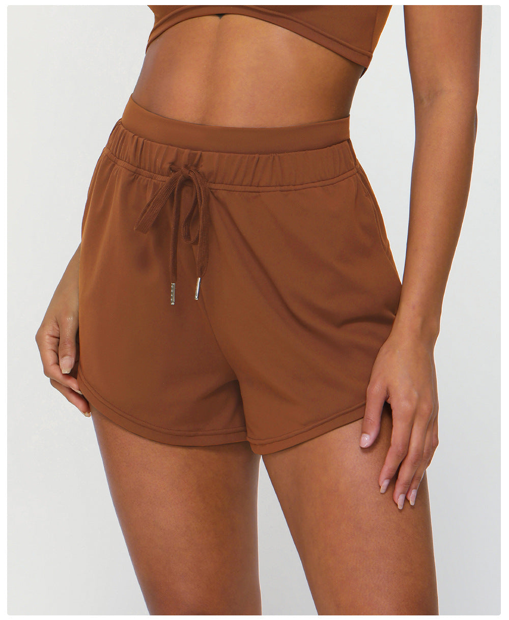Running shorts with pockets