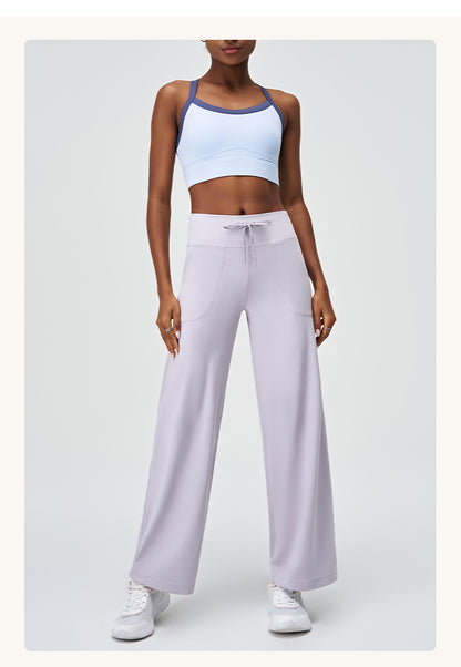 Straight leg trousers