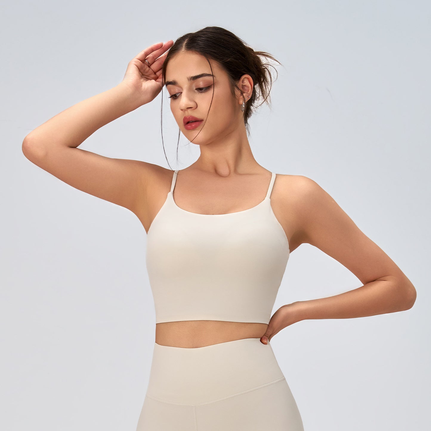 Seamless sports bra