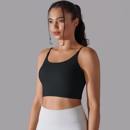 Seamless medium support sports bra