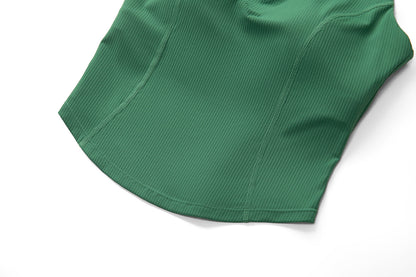 Collared sleeveless top