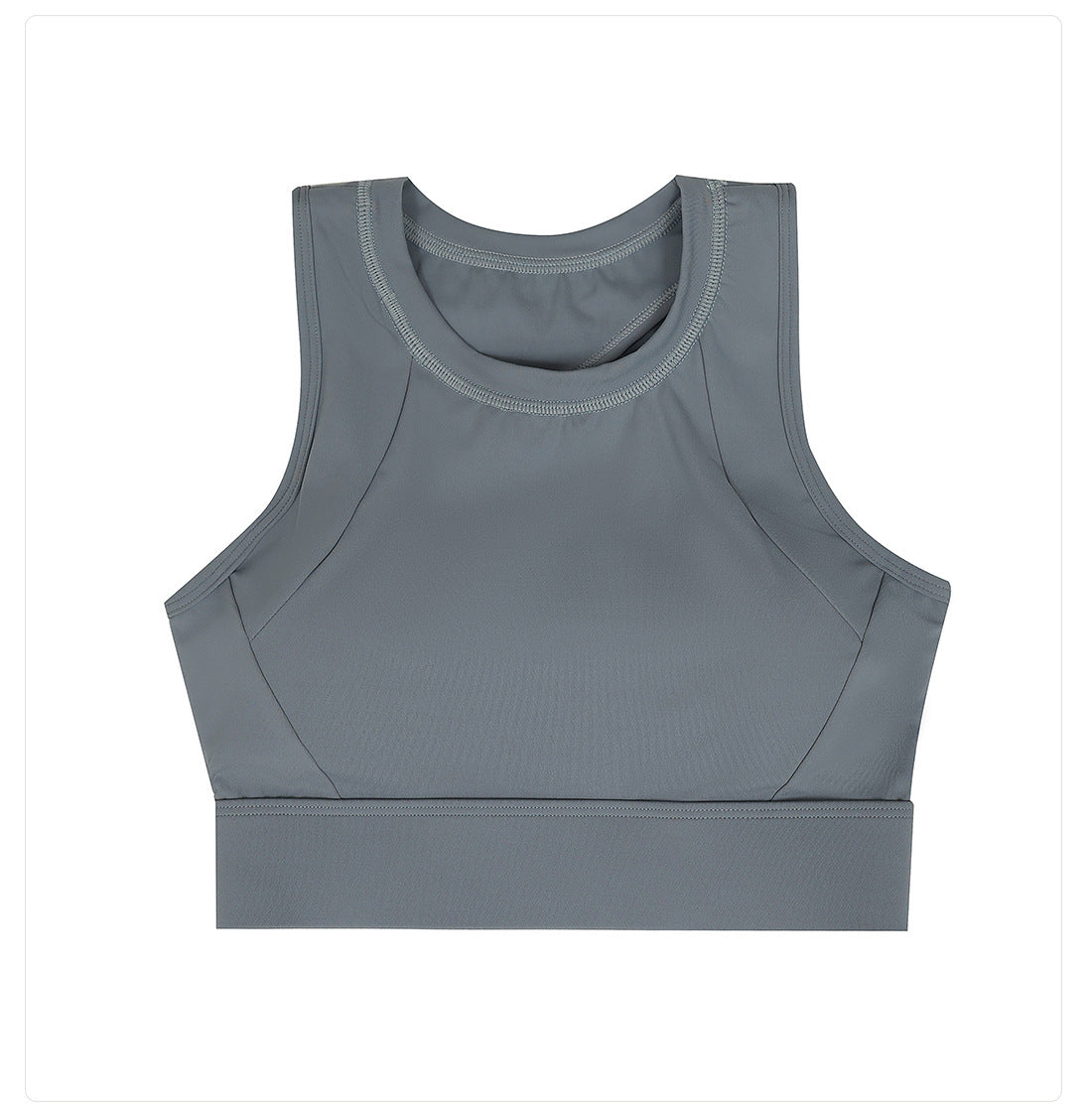 Cross back high support bra