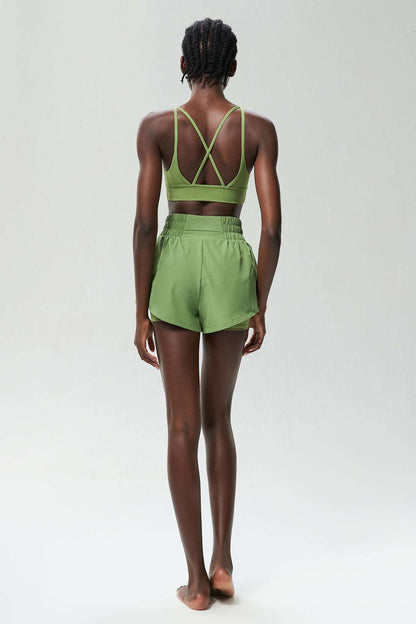 Two piece bra & shorts set