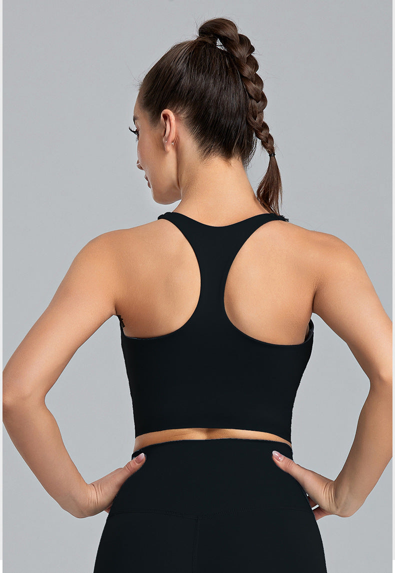 T back seamless sports bra