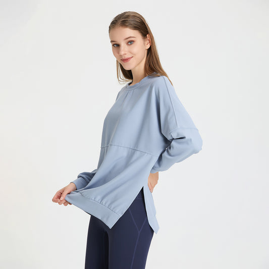 Loose fit waffle top