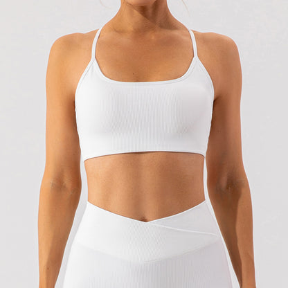 T back high support sports bra