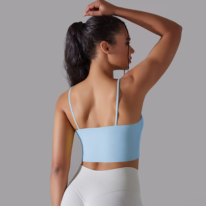 Seamless medium support sports bra