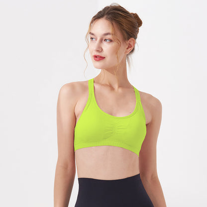 Cross back sports bra
