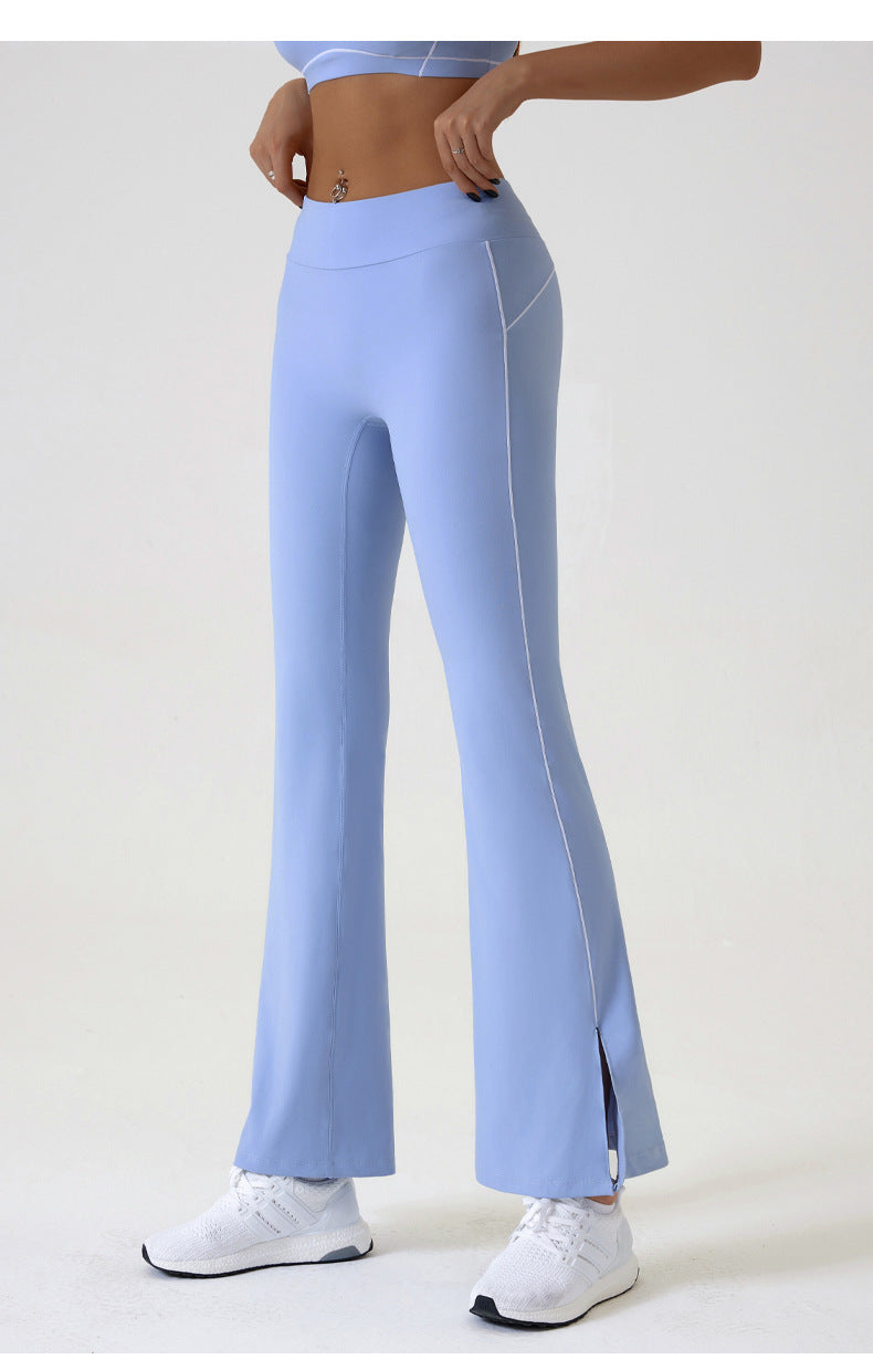 Contrast trim trousers