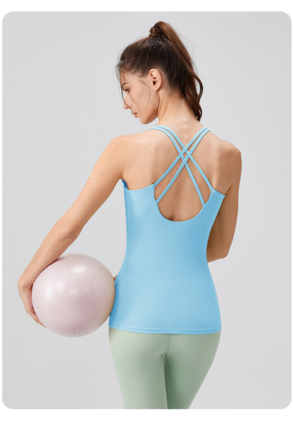 Quick dry cross back vest