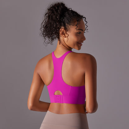 T back high support sports bra