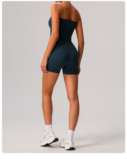 Quick dry seamless tube top