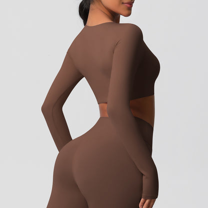 Brushed full sleeve top