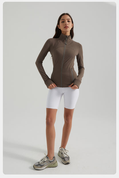 Zip front jacket