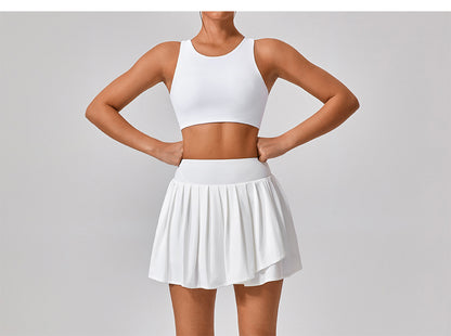 Pleated skort