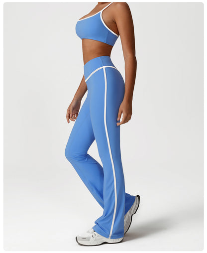 Trousers with contrast trim
