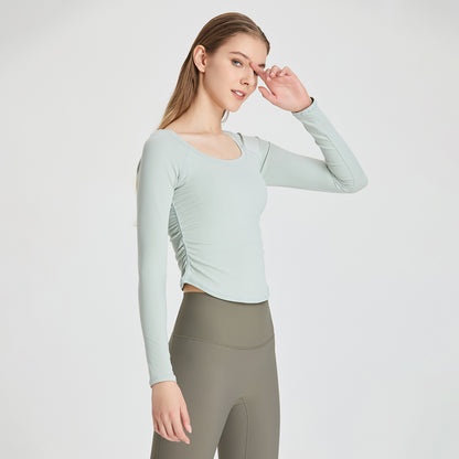 Full sleeve cropped top