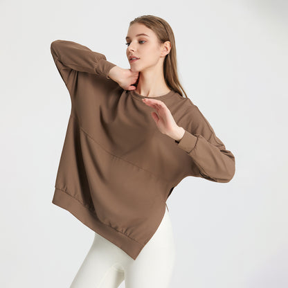 Loose fit waffle top