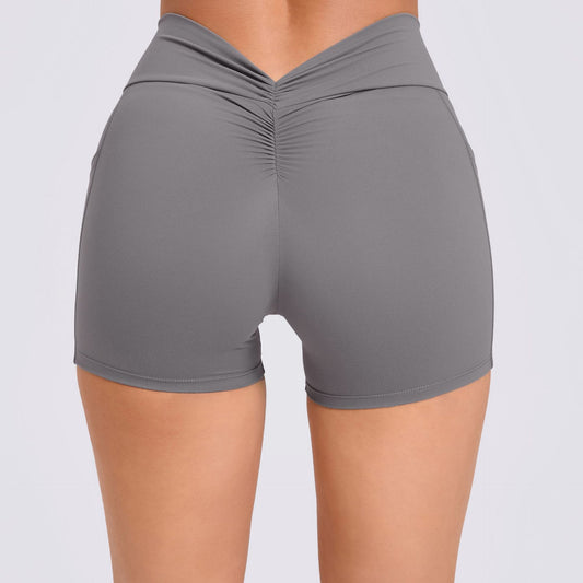 Ruched back hot pants