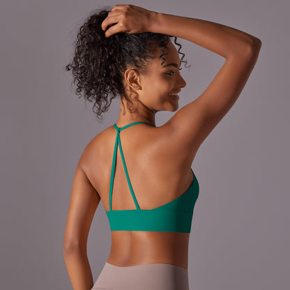 Seamless padded bra