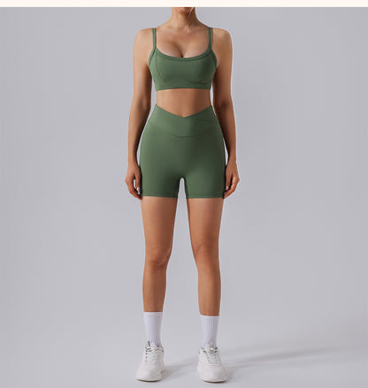 Quick dry sports bra