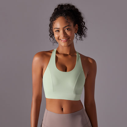 T back high support sports bra