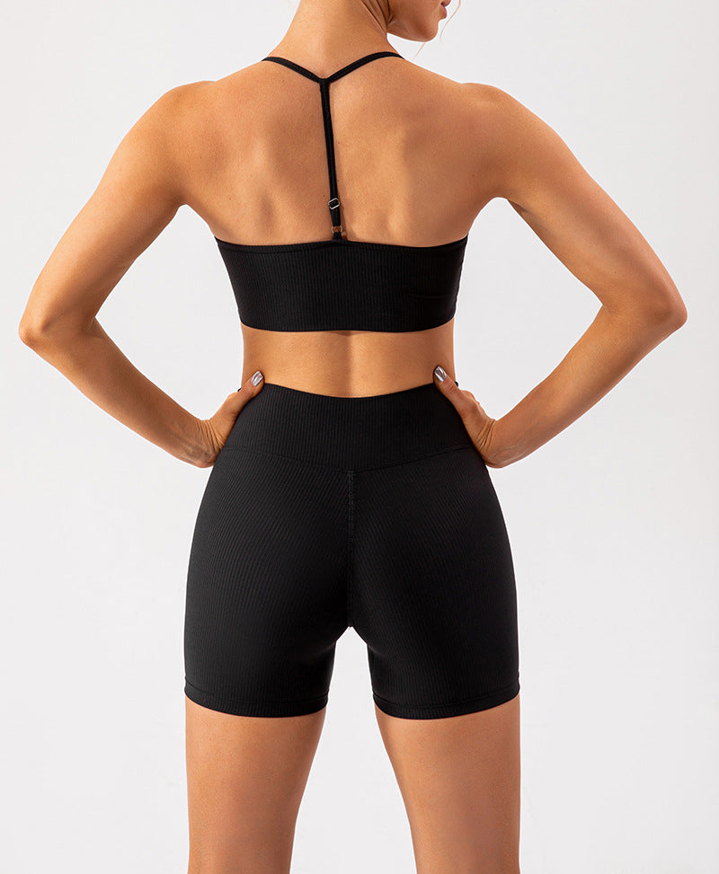 T back high support sports bra
