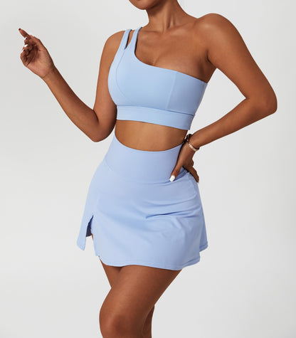Sports bra and skirt set