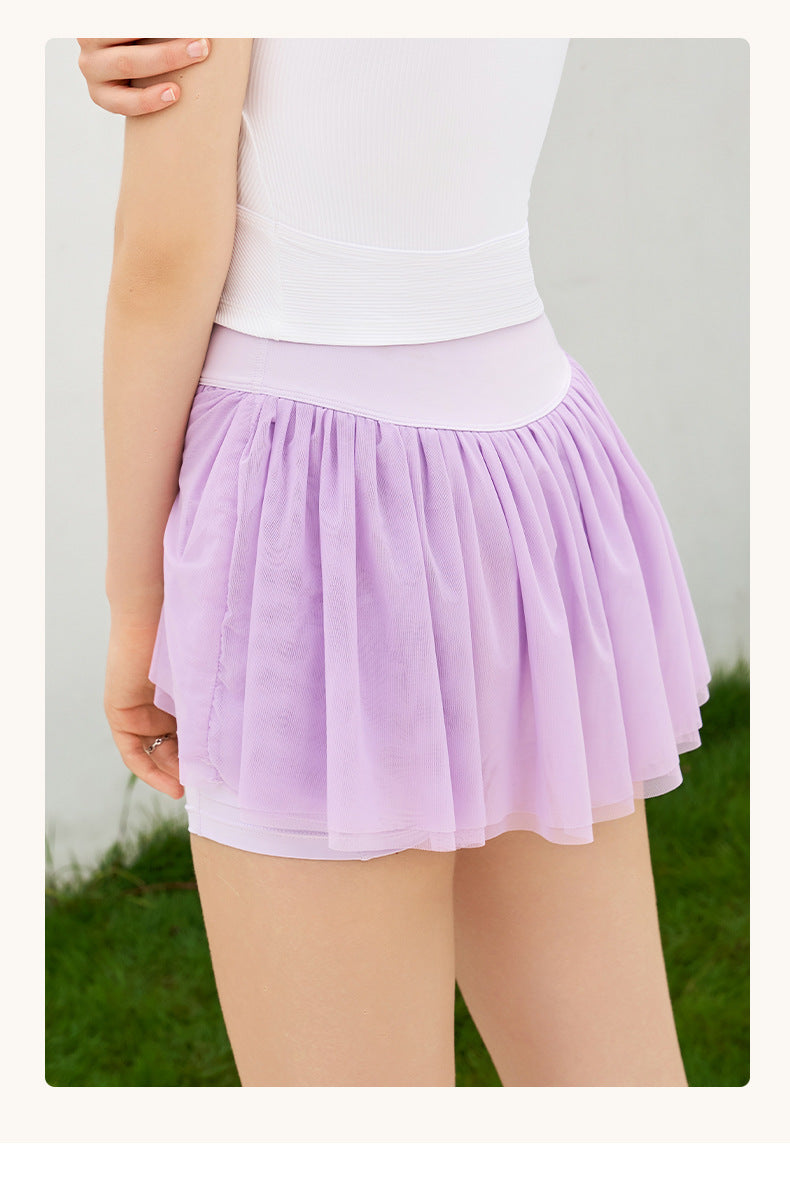 Mesh skort