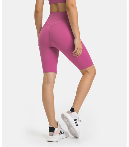 V shape waist cycling shorts