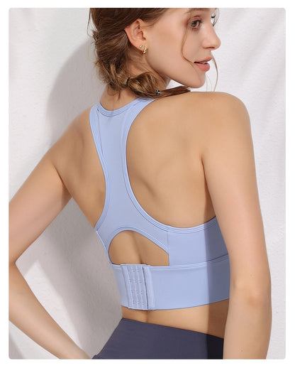 High support cut out bra