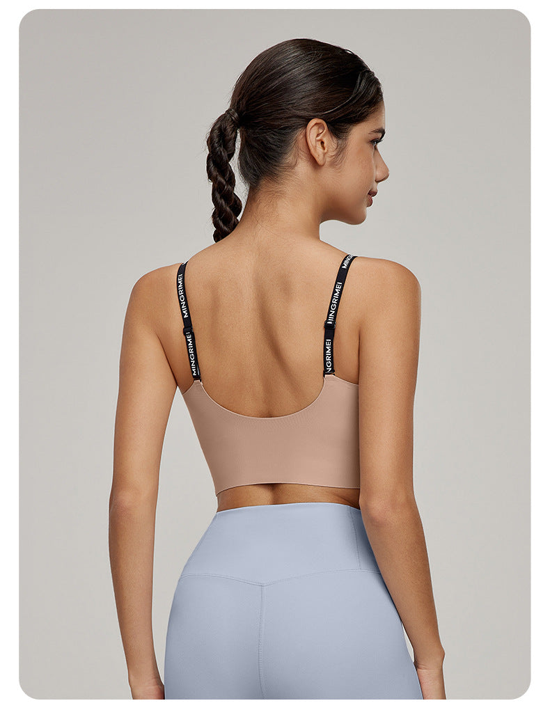 Jacquard strap bra