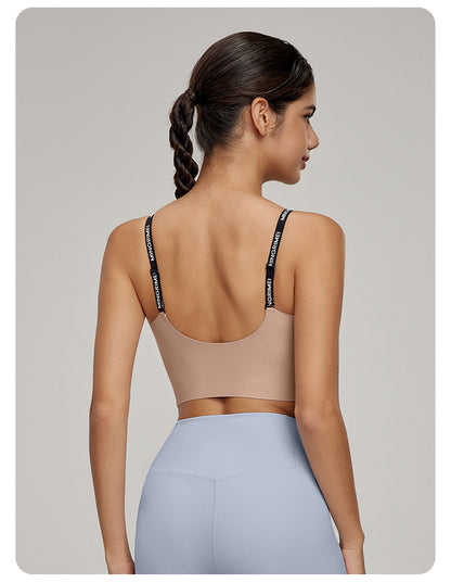 Jacquard strap bra
